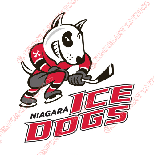 Niagara IceDogs Customize Temporary Tattoos Stickers NO.7350